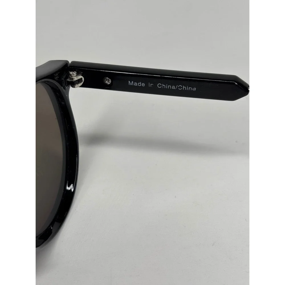 Round Sunglasses Lot of 2 Unisex Black Green UV Protection AS IS